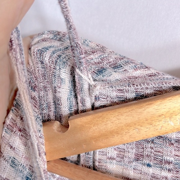 BP Space Dye Button-Up Crop Cardigan and String Bikini Style Top size S - Picture 5 of 9